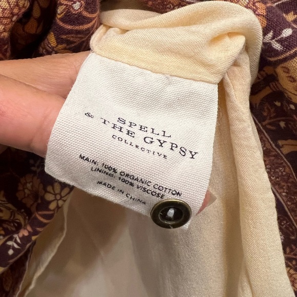 SPELL RARE sundown boho mini dress NWT - Picture 9 of 11
